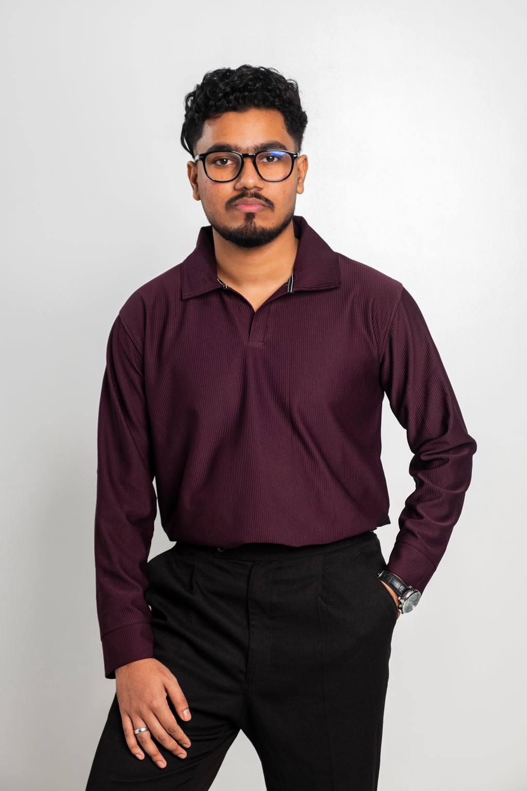 Midnight Maroon - Kint Sweatshirt - ELANOR