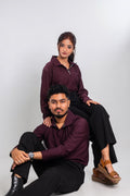 Midnight Maroon - Kint Sweatshirt - ELANOR