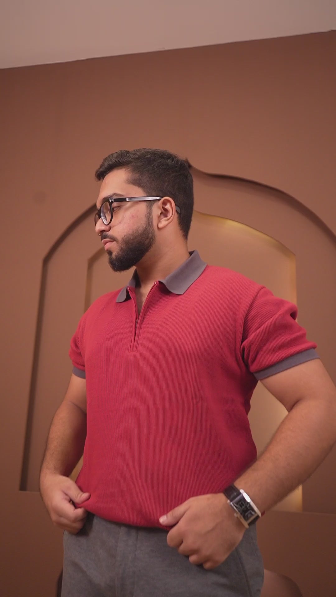 PRESTIGE POLO - Crimson Red